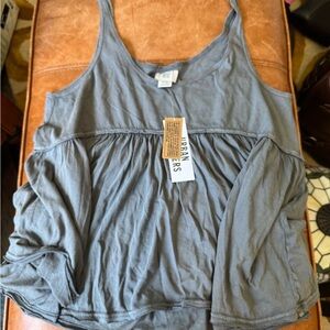 BDG Colby Babydoll Tunic Camisole Tank Top